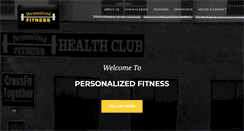 Desktop Screenshot of mypersonalizedfitness.com